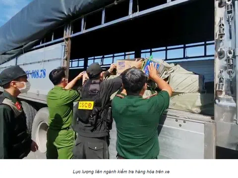 An Giang: Phát hiện xe tải vận chuyển 8.600 hộp nhang muỗi và bài tây không hóa đơn chứng từ