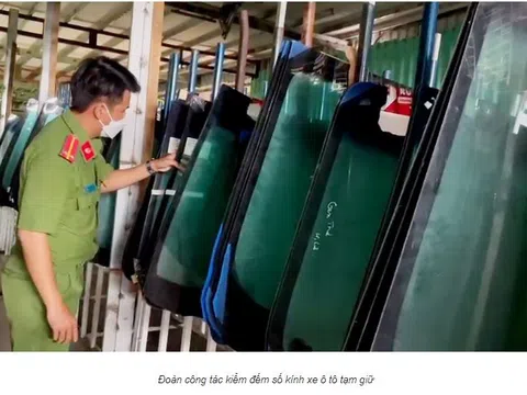 An Giang: Tạm giữ 340 tấm kính ô tô không rõ nguồn gốc