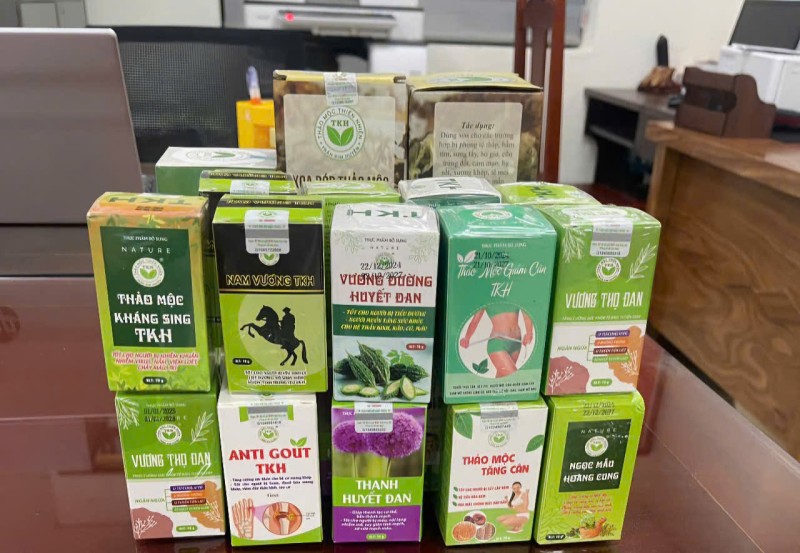 Lộ diện chiêu trò sản xuất, buôn bán hơn 34.000 hộp thực phẩm chức năng giả