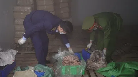 Phát hiện gần 10 tấn thực phẩm gia cầm, động vật không rõ nguồn gốc