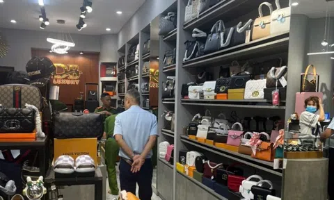 Long An: Phát hiện nhiều sản phẩm nghi hàng giả tại một cửa hàng