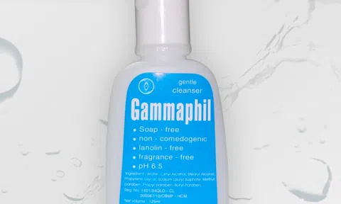 Sữa rửa mặt Gammaphil bị thu hồi do chứa chất cấm