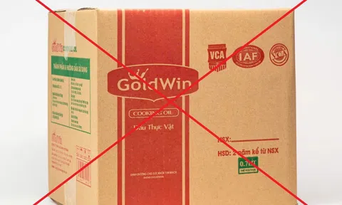 Phát hiện dầu ăn giả, kém chất lượng nhãn hiệu Goldwin Cooking Oil