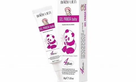 Thu hồi, tiêu hủy sản phẩm Gel Panda baby Bạch Liên không đạt chuẩn