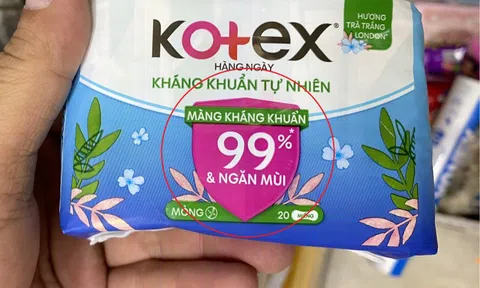 KCV trả lời về việc Ghi nhãn "kháng khuẩn 99%" trên sản phẩm Kotex