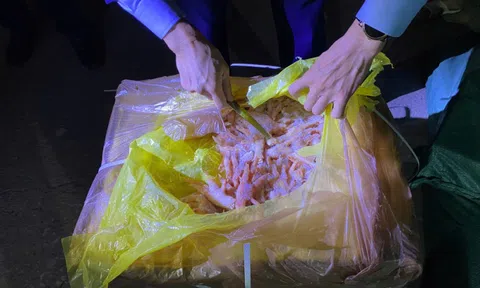 Lạng Sơn: Phát hiện phương tiện vận chuyển quần áo, giày dép và thực phẩm có dấu hiệu nhập lậu