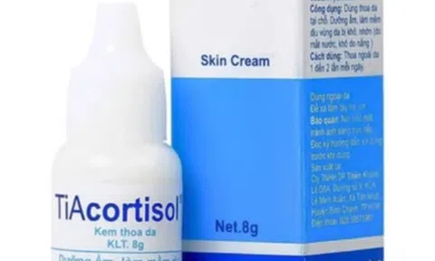 Đình chỉ lưu hành, thu hồi toàn quốc "Kem thoa da Tiacortisol" do gây hiểu nhầm là thuốc