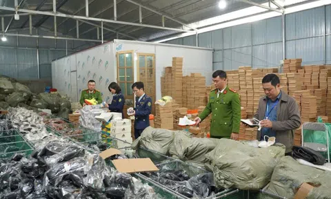 Thanh Hóa: Xử phạt 105 triệu đồng, tiêu hủy hàng loạt giày dép giả mạo nhãn hiệu