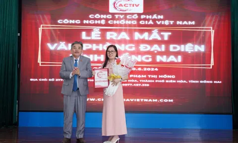 Khai trương văn phòng đại diện tại Đồng Nai của Công ty CP Công nghệ Chống giả Việt Nam (ACTIV)