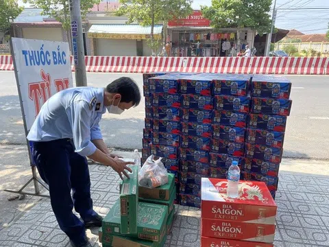 Tây Ninh: Thu giữ lượng lớn bia mang nhãn hiệu Tiger nhập lậu