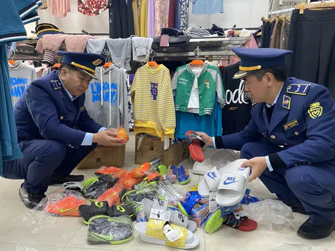 Đội Quản lý thị trường số 8 Hà Giang phát hiện và xử lý hàng hóa giả mạo nhãn hiệu NIKE