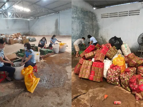 Đồng Tháp: Tiêu hủy 11 tấn tang vật vi phạm hành chính