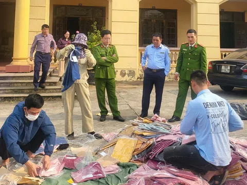 Nam Định: Tiêu hủy gần 1.000 sản phẩm áo phông người lớn, trẻ em giả mạo nhãn hiệu Yody