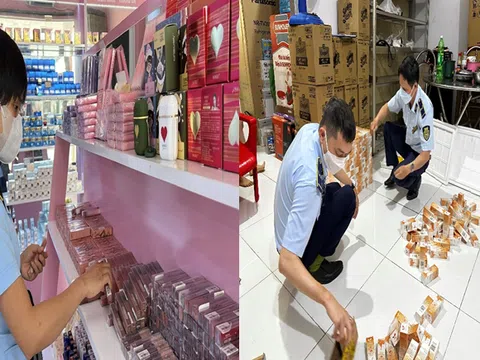 Phát hiện, xử lý 200 sản phẩm mỹ phẩm không rõ nguồn gốc, xuất xứ