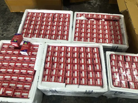 Tạm giữ trên 8.600 hộp viên uống xương khớp hiệu Noxa 20 made in Thailand