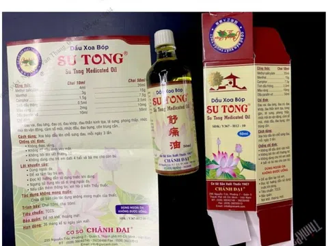 Cảnh báo 3 loại dầu xoa bóp giả ghi nhãn "Chánh Đại sản xuất"