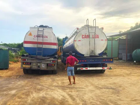 Bình Định: Phát hiện gần 80 tấn nghi là dầu FO nhập lậu