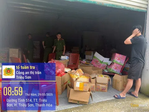 Thanh Hóa: Phát hiện cơ sở kinh doanh hàng hóa không rõ nguồn gốc xuất xứ