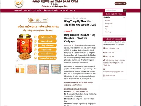 Thanh Hóa: Một cơ sở bị phạt do chưa hoàn thiện thủ tục thương mại điện tử