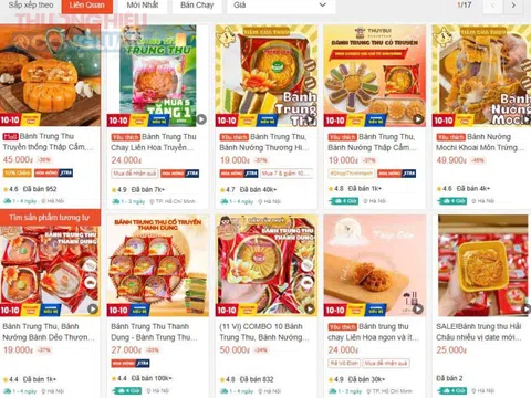 Bánh trung thu tràn lan trên chợ mạng: Nguy cơ từ hàng không rõ nguồn gốc