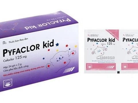 Không đảm bảo chất lượng, lô thuốc kháng sinh trẻ em Pyfaclor Kid bị thu hồi