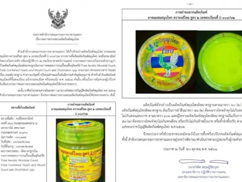 Dầu thảo dược Hong Thai bị thu hồi khẩn cấp vì nhiễm khuẩn vượt chuẩn