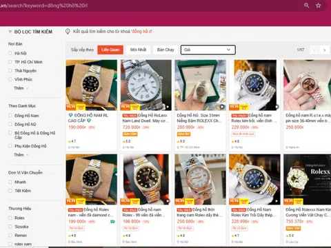 Hàng giả, hàng nhái lại 'tung hoành' trên các nền tảng số, mạng xã hội