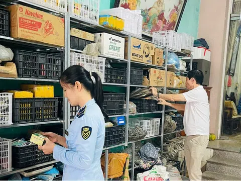 Phú Thọ: Tiêu hủy nhiều sản phẩm phụ tùng xe máy giả mạo HONDA, YAMAHA