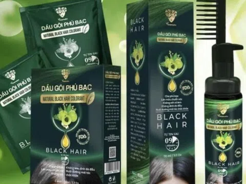 Cảnh báo: Dầu gội phủ bạc Natural Black Hair Colorant của Vinamake là hàng giả