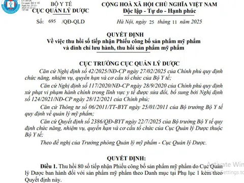 Bị thu hồi, các loại mỹ phẩm Doctor Magic vẫn quảng cáo, bày bán trên website Mailisa