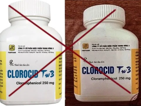 Sở Y tế tỉnh Thanh Hóa thông báo về việc không kinh doanh, sử dụng thuốc Clorocid TW3 giả mạo