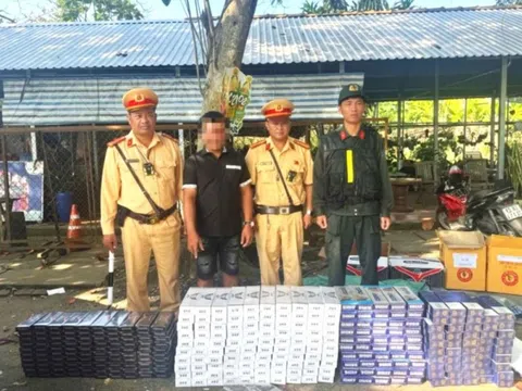 Đồng Tháp: Lực lượng Cảnh sát giao thông liên tiếp phát hiện, bắt giữ các vụ vận chuyển thuốc lá ngoại nhập lậu