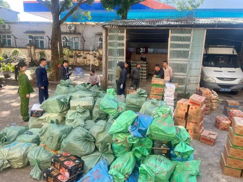 Quảng Ninh: Ngăn chặn gần 4 tấn thực phẩm không rõ nguồn gốc chuẩn bị tung ra thị trường dịp Tết