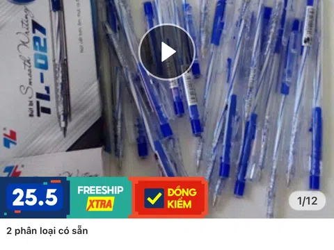 Phát hiện, thu giữ lượng lớn bút giả mạo nhãn hiệu Thiên Long đăng bán trên các nền tảng TMĐT