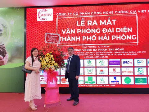 Hải Phòng: Ra mắt VPĐD của CTCP Công Nghệ Chống Giả Việt Nam.