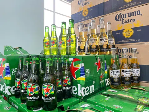 Tạm giữ lượng lớn bia Heniken, Corona không có hóa đơn, chứng từ hợp pháp kèm theo
