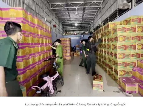 An Giang: Tạm giữ trên 1,2 tấn trái cây nghi vấn nhập lậu
