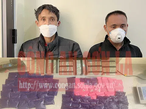 Sơn La bắt 2 đối tượng, thu giữ 6 bánh heroin cùng 17 nghìn viên ma túy tổng hợp