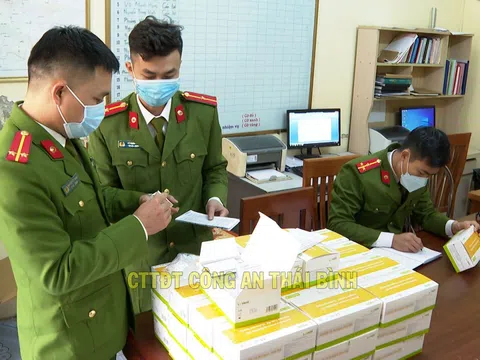 Thái Bình: Phát hiện, thu giữ 1.000 bộ kit test nhanh Covid-19 không rõ nguồn gốc xuất xứ